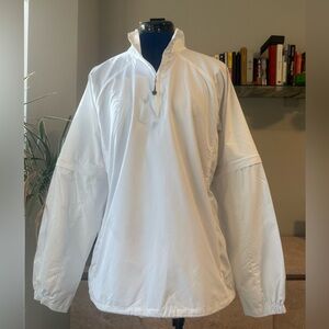 Vintage 90s Y2K Nike Clima-Fit 1/4-Zip Windbreaker Lightweight Athleisure Top